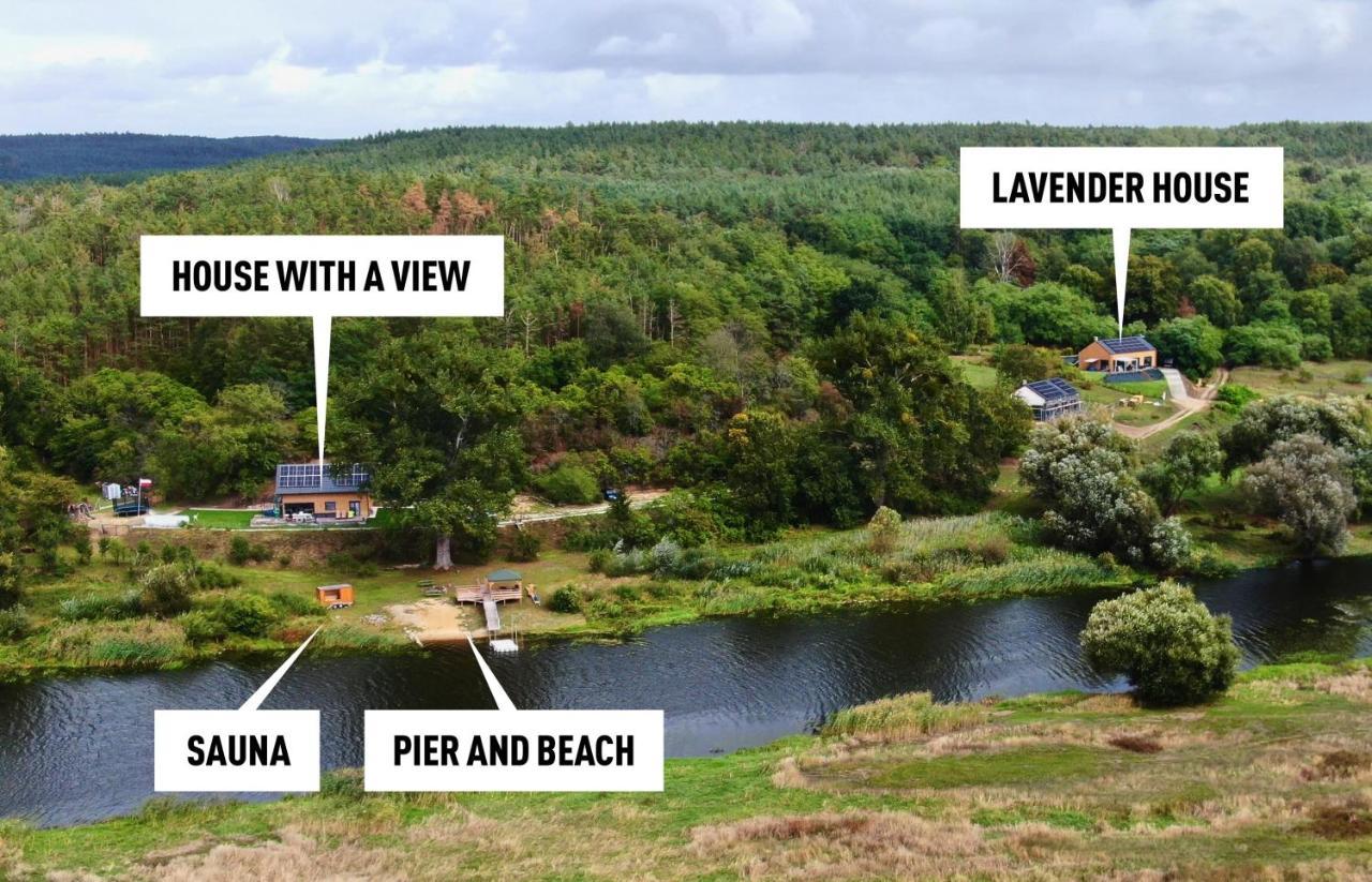 Houses With A View#Sauna#Jaccuzi Gozdowice المظهر الخارجي الصورة